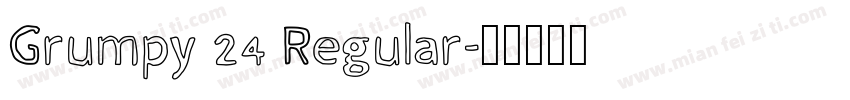 Grumpy 24 Regular字体转换